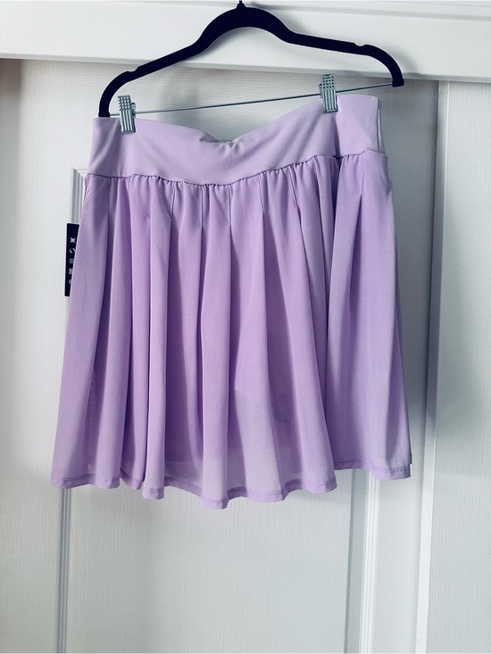 torrid Dresses & Skirts - Torrid Mesh Pleated Active Skirt with Bike Shorts